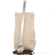 ☕️ 11.5-inch extra long coffee scoop - 1 tbsp - high-quality 18/8 stainless steel - ideal for reaching coffee bags' bottoms logo