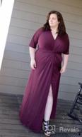 img 1 attached to KOH KOH Women's Long/Short Sleeve V-Neck Maxi Dress: Sexy, Slimming & Casual for Summer review by Chris Graves