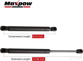 img 3 attached to Maxpow Rear Liftgate Hatch Tailgate Struts Lift Supports 6152 for GMC Acadia, Saturn Outlook (2007-2013)