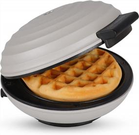 img 4 attached to CROWNFUL Mini Waffle Maker: Portable Design For Easy Snacking On The Go