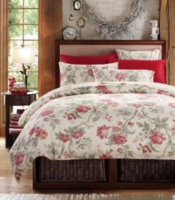 img 3 attached to Experience Blissful Comfort With WINLIFE Floral Bedding Set - King Size Duvet Set With Red Flowers And Egyptian Cotton - Soft, Cooling And Breathable