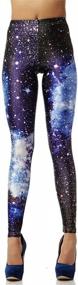 img 4 attached to Super Soft & Cute Alaroo Galaxy Leggings - Printed High Waist Pants For Women, S-XXL Sizes