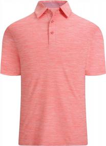 img 4 attached to Stay Cool And Comfortable On The Golf Course: Alex Vando Men'S Moisture Wicking Polo Shirt
