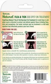 img 3 attached to TropiClean Natural Solution: Spot-On Flea & Tick Treatment For Small Dogs Up To 35Lbs.