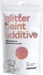 rose gold holographic ultrafine glitter paint additive 100g for interior wall, furniture, ceiling, wood and varnish - 1/128" 0.008" 0.2mm logo