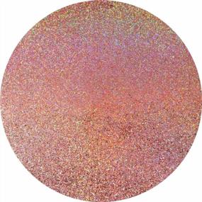 img 3 attached to Rose Gold Holographic Ultrafine Glitter Paint Additive 100G For Interior Wall, Furniture, Ceiling, Wood And Varnish - 1/128" 0.008" 0.2Mm