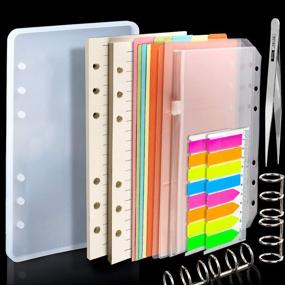 img 1 attached to Notebook LEOBRO Divider Tweezers Planner