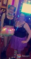 img 1 attached to Women'S 5-Layer LED Light Up Neon Tutu Skirt For Parties And Dancing review by Robert Mac