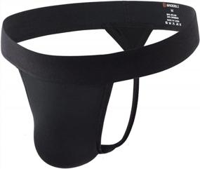 img 4 attached to Low Rise T-Back Nylon Thong Underwear For Men With Bulge Pouch - Ideal For Workouts And Exercise