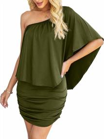 img 2 attached to Show Off Your Style With Yincro'S Off-The-Shoulder Ruffle Bodycon Dress