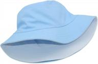 solid color reversible bucket hat 100% cotton summer travel outdoor cap logo