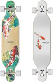 img 4 attached to VOLADOR 42Inch Freeride Longboard Complete Cruiser ( Drop Through Deck - Camber Concave )