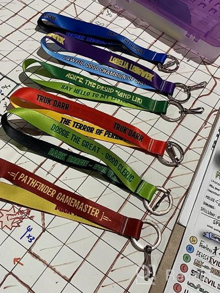 img 1 attached to Customize Your Style With Buttonsmith 50-Pack Solid Lanyard - Made In USA! review by Laurie Nelson