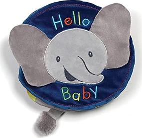 img 2 attached to GUND Flappy The Elephant Soft Activity Book For Babies, 8" Sensory Stimulation