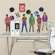 🖼️ transform your space with roommates rmk2135scs 1-direction peel and stick wall decal logo
