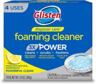 glisten dp20b disposer care foaming garbage disposer cleaner - pack of 20 (20 uses) - powerful disposal cleanser for complete cleaning of entire disposer - lemon scented, 24.5 oz logo