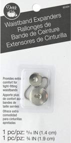 img 1 attached to Dritz Clothing Care Waistband Button Expanders - 9/16-Inch & 3/4-Inch (2-Count) 82404