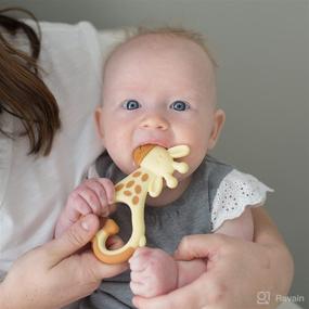 img 1 attached to Dr. Brown’s Ridgees Massaging Baby Teether Toy - Giraffe: Soothe and Delight Your 3m+ Baby