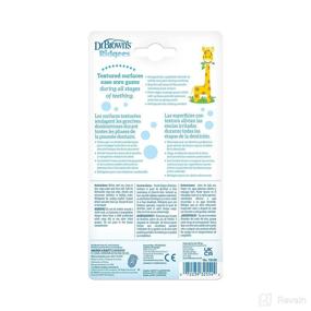 img 2 attached to Dr. Brown’s Ridgees Massaging Baby Teether Toy - Giraffe: Soothe and Delight Your 3m+ Baby