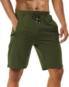 img 2 attached to Stay Comfortable And Stylish During Workouts: Boyzn Men'S 2 Pack Athletic Shorts With Zipper Pockets
