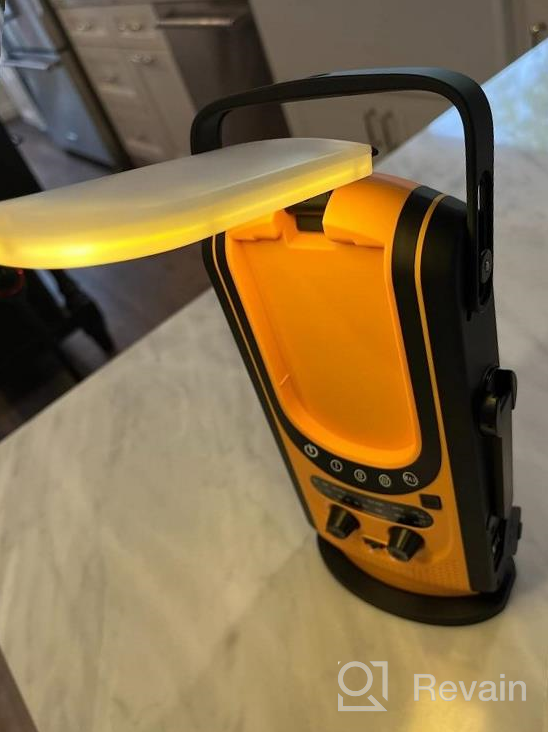 img 1 attached to 6000MAh Solar Hand Crank Radio With FM/NOAA Weather Broadcast, LED Camping Lantern, Phone Charger, And SOS Emergency Signal - Portable And Battery Operated For Home, Camping, And Survival review by Peter Mendoza