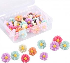 img 4 attached to Colorful And Decorative Flower Pushpins For Your Home Or Office: 30 Pieces Floret Thumb Tacks For Bulletin Board, Photo Wall, And More!
