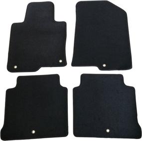 img 4 attached to 🚗 2016-2018 Kia Optima Floor Mat, Factory Fit Black Nylon Carpet Front & Rear 4PC Set - IKON MOTORSPORTS