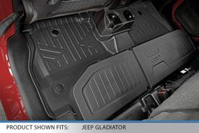 img 1 attached to SMARTLINER Gladiator Lockable Underseat Storage Interior Accessories : Floor Mats & Cargo Liners