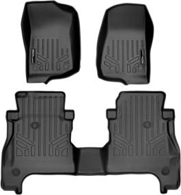 img 4 attached to SMARTLINER Gladiator Lockable Underseat Storage Interior Accessories : Floor Mats & Cargo Liners