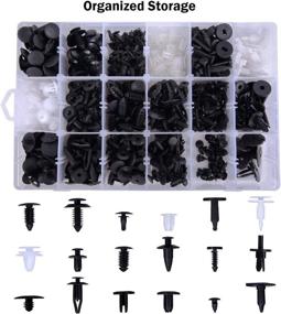 img 2 attached to 🚗 Premium Car Retainer Clips and Fasteners Kit with Remover – 415pcs, 18 Popular Sizes, Ideal for Toyota, GM, Ford, Honda, Acura, Chrysler