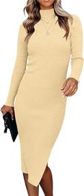 img 3 attached to ANRABESS Womens Sweater Knitted A308 Nenlv M Women's Clothing ~ Dresses