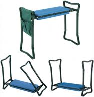 gardeners: get comfort and convenience with ebung garden kneeler & seat - 2-in-1 design, tool pouch & sturdy build! logo