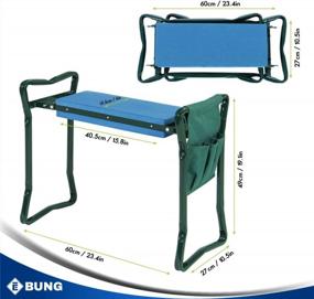 img 2 attached to Gardeners: Get Comfort And Convenience With Ebung Garden Kneeler & Seat - 2-In-1 Design, Tool Pouch & Sturdy Build!