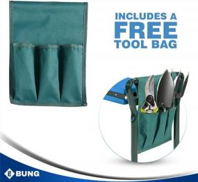 img 3 attached to Gardeners: Get Comfort And Convenience With Ebung Garden Kneeler & Seat - 2-In-1 Design, Tool Pouch & Sturdy Build!