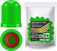 🚲 performore green tire valve caps (pack of 30) - heavy-duty stem covers with o-rubber rings for universal car, suv, bike, bicycle, and motorcycle wheel valve stem dust cover protection логотип