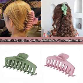 img 1 attached to Clips Nonslip Large Women Strong Hair Care : Hair Accessories