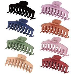 img 4 attached to Clips Nonslip Large Women Strong Hair Care : Hair Accessories