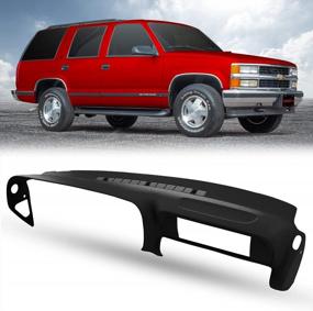 img 4 attached to DashSkin USA Molded Dash Cover Compatible With 97-00 GM SUVs And 97-98 Pickups In Black - Made In America