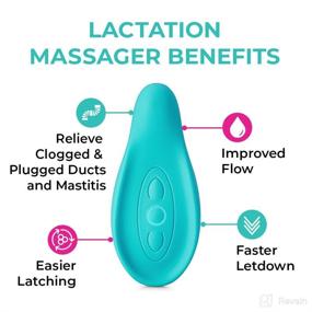 img 1 attached to LaVie Lactation Massager Breastfeeding Engorgement Feeding