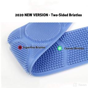 img 1 attached to Scrubber Updated Silicone Exfoliating Hygienic