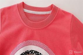 img 1 attached to Toddler Rainbow Sweatshirts Crewneck Pullover Apparel & Accessories Baby Boys