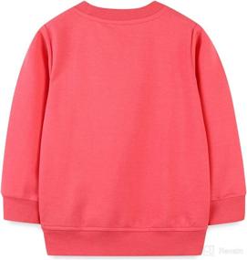 img 3 attached to Toddler Rainbow Sweatshirts Crewneck Pullover Apparel & Accessories Baby Boys