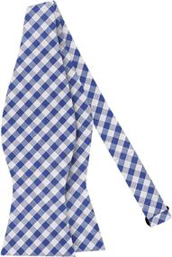 img 2 attached to Jacob Alexander Gingham Checkered Pattern Men's Accessories ... Ties, Cummerbunds & Pocket Squares