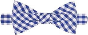img 1 attached to Jacob Alexander Gingham Checkered Pattern Men's Accessories ... Ties, Cummerbunds & Pocket Squares