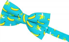 img 2 attached to Stylish & Adorable Pre-Tied Bow Tie With Adjustable Strap For Adults And Children - OCIA Cute Pattern Bowties