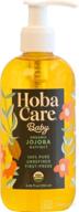 🌿 the original jojoba company - hobacare baby organic 8.44 oz. (250 ml) - pure organic jojoba for face and body - essential jojoba - 100% pure jojoba: the ultimate natural care solution logo