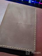 img 1 attached to Handmade Vintage Brown Leather Cover For 3.5" X 5.5" Notebooks - Perfect For Field Notes And Moleskine Cahier - Enhanced Search Engine Optimization review by Michael Cox