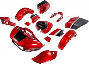 img 3 attached to HR3 Inner Outer Fairing Glove Box Side Cover Stretched Saddlebags Front Rear Fender Gas Tank Wicked Red & Black Tempest Bodykit Bodywork Fit For Harley CVO Road Glide 2015-2020