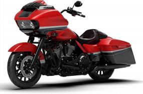 img 1 attached to HR3 Inner Outer Fairing Glove Box Side Cover Stretched Saddlebags Front Rear Fender Gas Tank Wicked Red & Black Tempest Bodykit Bodywork Fit For Harley CVO Road Glide 2015-2020