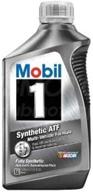 🚘 mobil 1 synthetic automatic transmission fluid - 1 quart (pack of 6): high performance gear oil for optimal transmission efficiency логотип